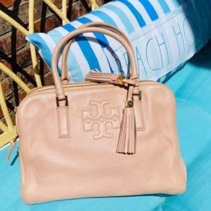 Tory Burch Triple Zip Blush Bag